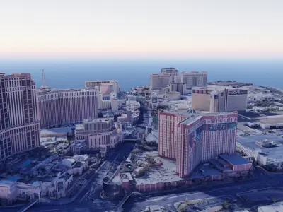 USA - Las Vegas City photogrammetry 2 3D model