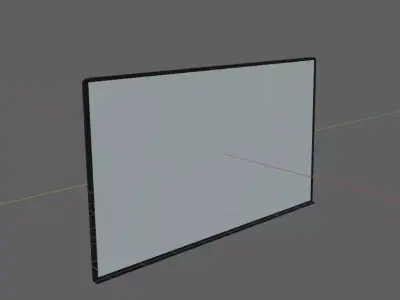 White Board Free low-poly 3D model