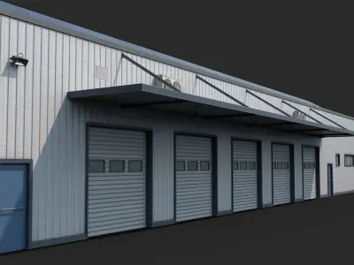  Industrial Buildings And Props Collection 