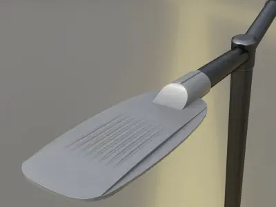 Street Light 12 Pole 3 Version 2 Low-poly 3D model