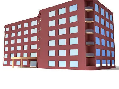 Fifth Collection of 10 Buildings 3D model