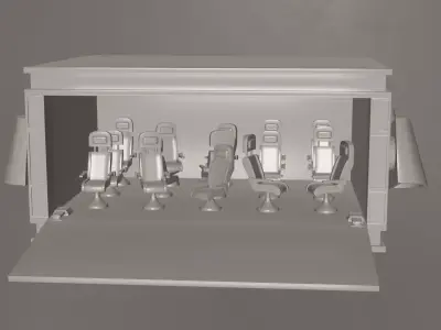 Space Shuttle- Rigged 3D model