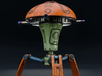 Robot perimetr defender 3D model