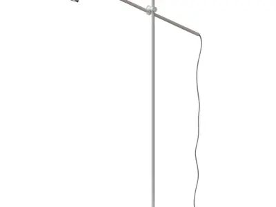 SKURUP Outdoor reading lamp black 3D model