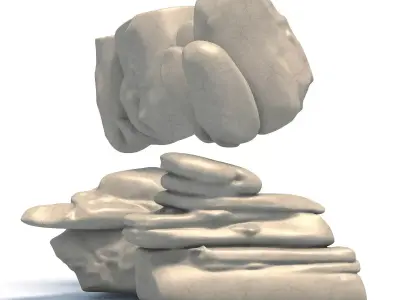 Rock Pack 4 Stone Models for Printing  3D print model