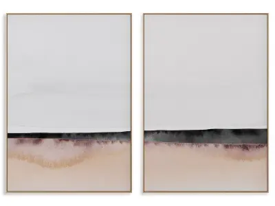 Abstract Painting Frame set 3D model 631