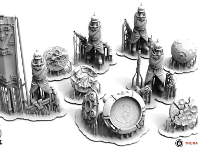 Valour Korps - Regimental Command 3D print model