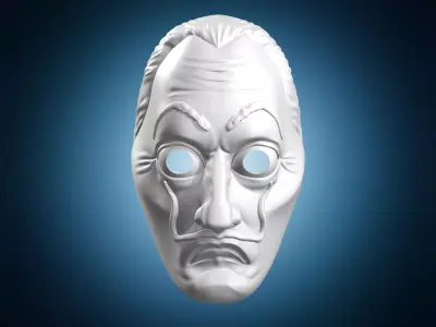 Dali Mask 3D Model 3D print model