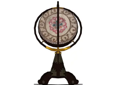Chinese drum 3D model