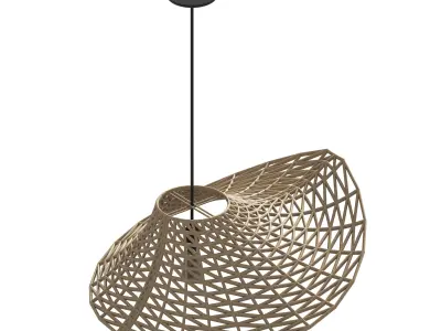 Boho Lamp Low-poly 3D model