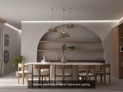 Modern Apartment Interior Bundle  3D Model Pack