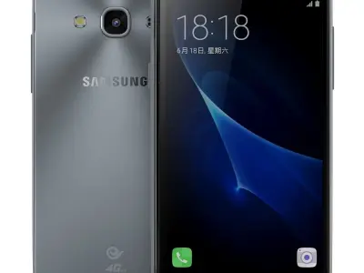 Samsung Galaxy J3 Pro Black 3D model