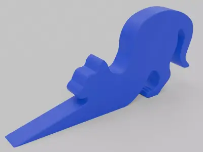 Door Stop Cat Shaped Charlie  Free 3D model