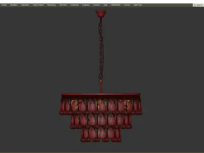Freude Chandelier 50 Low-poly 3D model