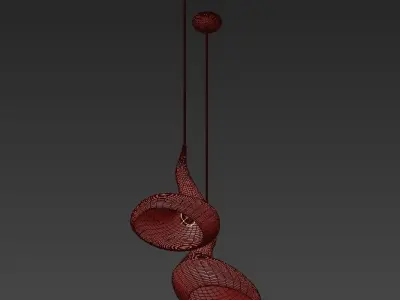 Unusual Pendant Light 3D model