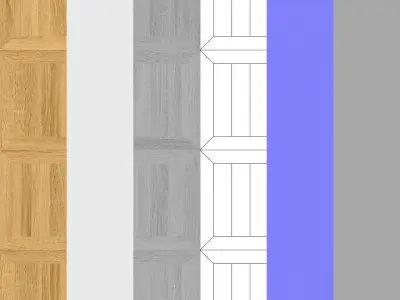 Parquet - Laminate - Wooden floor 3D model 23
