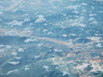 Wuzhou China City Landscape 3D Model 3D model