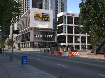 City KC6 Low-poly 3D model