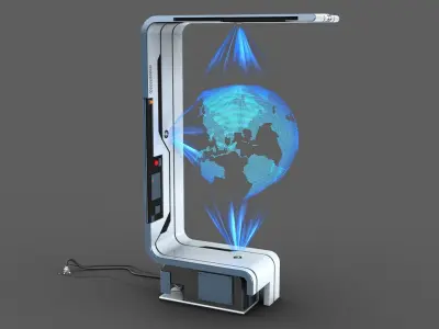 Sci-fi Holographic Display 3D model