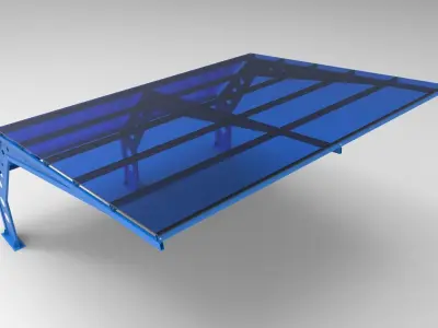 Carport 3D model purchase