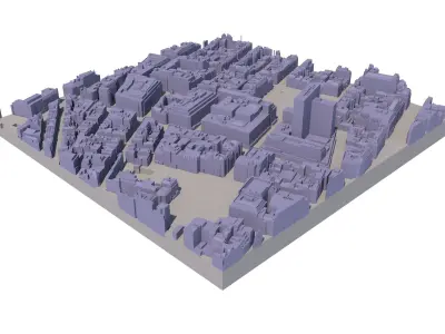London city tile Level 2 block TQ2881 South East 3D model