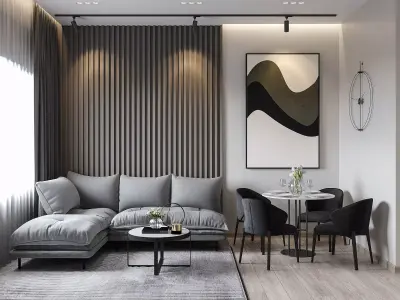 Interior scene 3D model