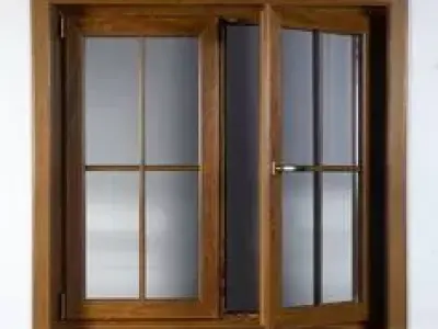 wooden window 3D model purchase