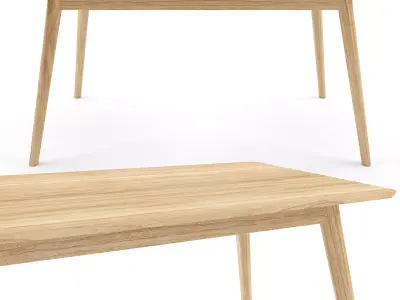 DINING TABLE NAGANO 3D model purchase