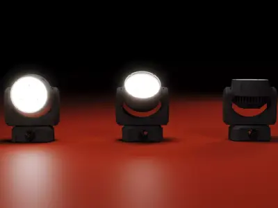 Moving Head Stage Light 3D model