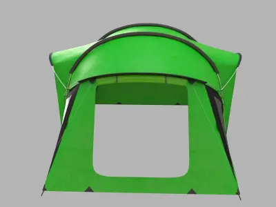 Tent Light Green 3D model