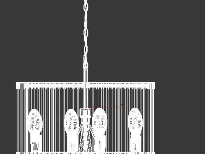 Loft Designe C Chandelier 3D model