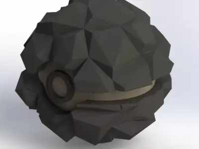 Rock Ball 3D print model