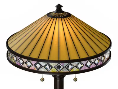 Quoizel Bowing Table Lamp 3D model