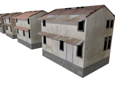 House Generic home generic Indonesian Low-poly 3D model