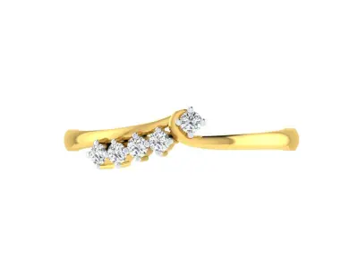 Women Ring  Render 3dm STL OBJ FBX Details 3D print model 274