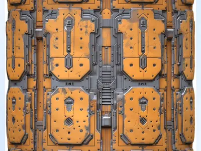 Sci-FI Seamless Texture Texture 18