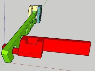 PVC Windows Lock System Set 3D print model