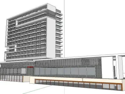 vacation spot-Resort-Fashion Leisure Hotel-0195 3D model