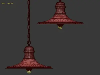 Hanging lamp Romatti Nim 3D model