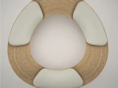 Pro - Round Bench Filipini Sema 3D model