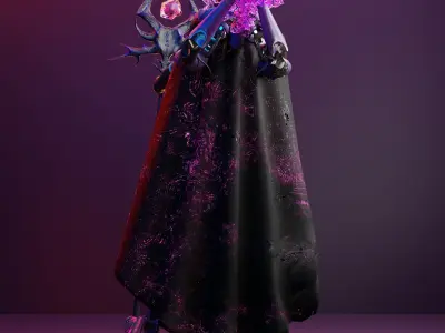Smin Queen Female Fantasy Character 3D model