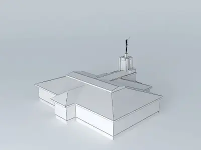LDS.Templo Mormon, Sydney Australia , 28th operating temple Free 3D model