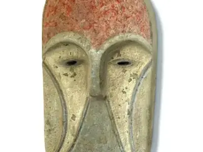 African Stoned Mask 3D model