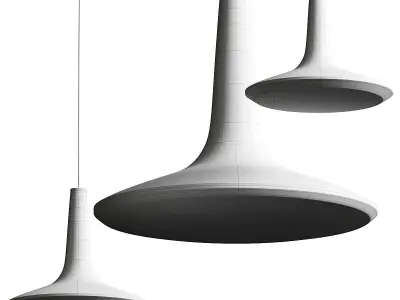 Oluce Kin Pendant Lamps 3D model