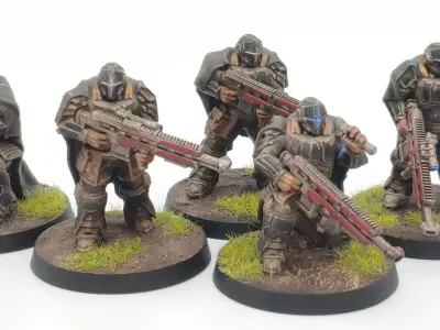Black Knights - Recon Snipers 3D print model