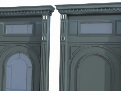 Doors interior 04 3D model