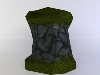 Earth platform Low-poly 3D model order