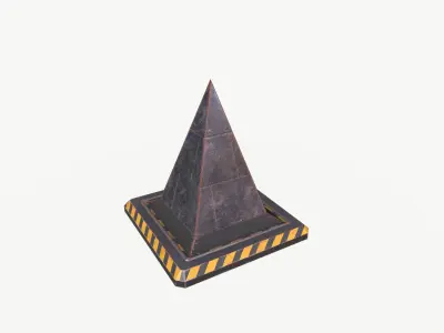 Spike Trap 4 Low-poly 3D model