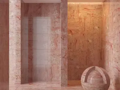Marble wall 31 3D model