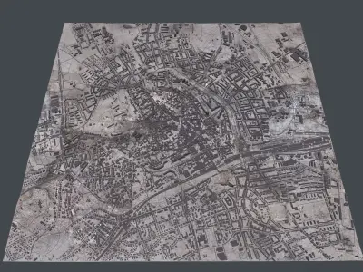 Cityscape Erfurt Germany 3D model